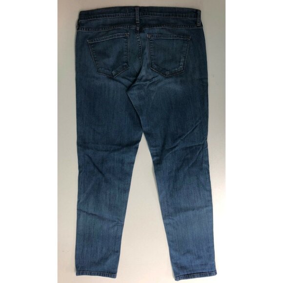 Flying Monkey 29 X 28 Platinum Distressed Ripped Skinny Jeans Medium Wash - Picture 6 of 10